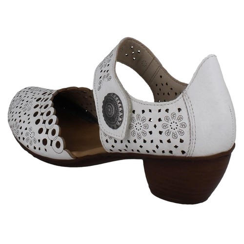 LADIES RIEKER 43753 LEATHER SUMMER SHOES - Picture 13 of 17