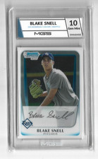 1st 2011 Bowman Chrome #BDPP52 Blake Snell Rookie MGS Graded 10 Gem Mint
