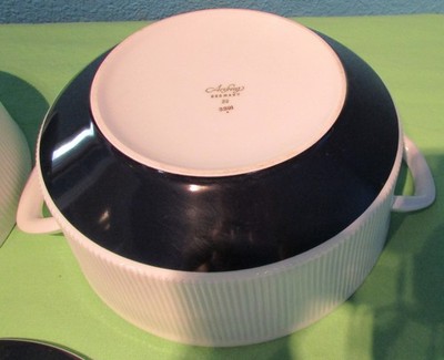 Set of 2 Arzberg Athena 3391 Casserole 28 & Serving Bowl 47