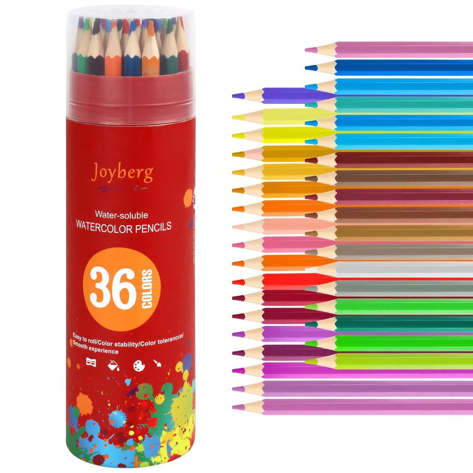 Set Water Soluble Artist Drawing Pencils Adult Coloring