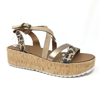 NEW Paul Green Relax Platform Sandals Shoes Womens Size 9 US 6.5 UK Brown Wedge