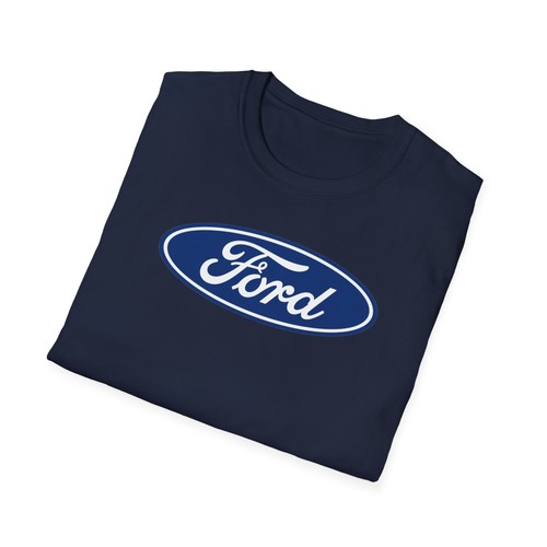 Retro Car Logo Tee, Ford Blue Oval Shirt, Vintage Auto Racing Top, Unisex - Picture 61 of 65