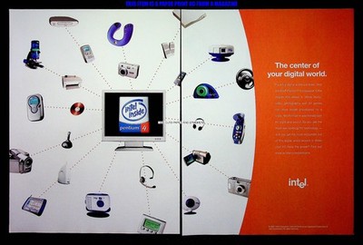 Intel Pentium 4 PC Computer Processor 2001 Trade Print Magazine Ad Poster ADVERT