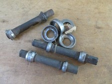 TERROT LOT AXE DE BOITIER DE PEDALIER VELO ANCIEN BOTTOM BRACKET RACING BICYCLE