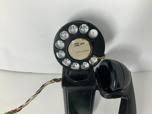 Western Electric 211 Spacesaver Telephone w/ F1 Handset – Bakelite Wall Phone - Afbeelding 10 van 14
