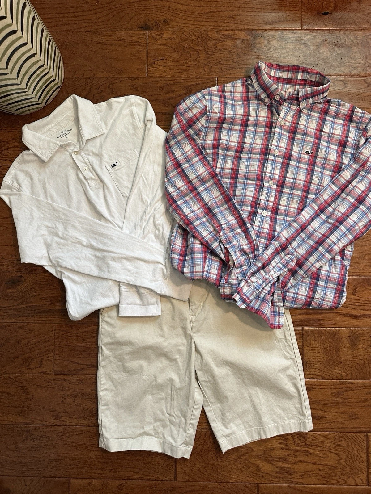 3 Pieces Vineyard Vines Long Sleeve Shirt And Shorts Size XL 18