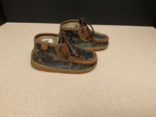 Toddler Girls Twisted X Shiny Leopard Chukka Boots. Size 7C. Great Condition
