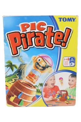 TOMY Pic Pirate! Kinderspiel Aktionsspiel Geschicklichkeitsspiel ab 4 Jahre
