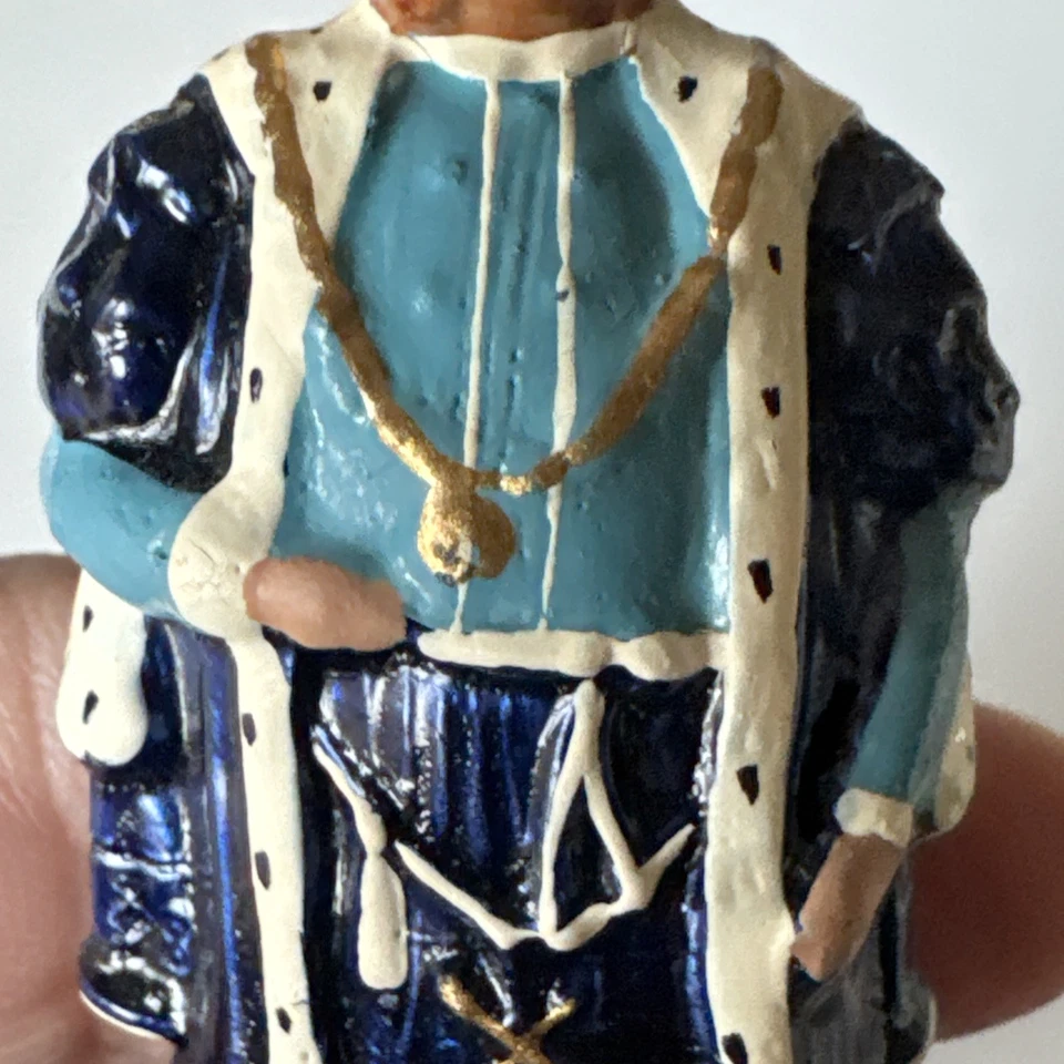 Figura de cera de Madame Tussaud del rey Enrique VIII de juguete de plomo de Gran Bretaña Foto 4 de 4