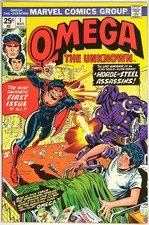 Omega the Unknown 1 VF/NM 9.0 High Grade Jim Mooney Marvel Bronze Age 1976 BIN