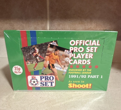 Pro Set Official Pro Set Player Cards 1991/92 Part 1 Box 48 Packs