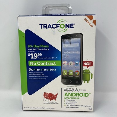 5  TracFone Alcatel One Touch Pop Icon with 4G LTE Android Smartphone Phone
