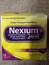 Nexium 24hr Delayed Release Heartburn Relief 20 mg TABLETS 14 count 11/2026