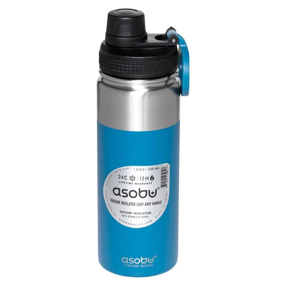 Asobu BPA Free Alpine 18 OZ Flask Water Bottle Made of Stainless Steel with Easy