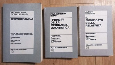 DIRAC Quantenmechanik KONDEPUDI Thermodynamik EINSTEIN 1.Aufl. Boringhieri