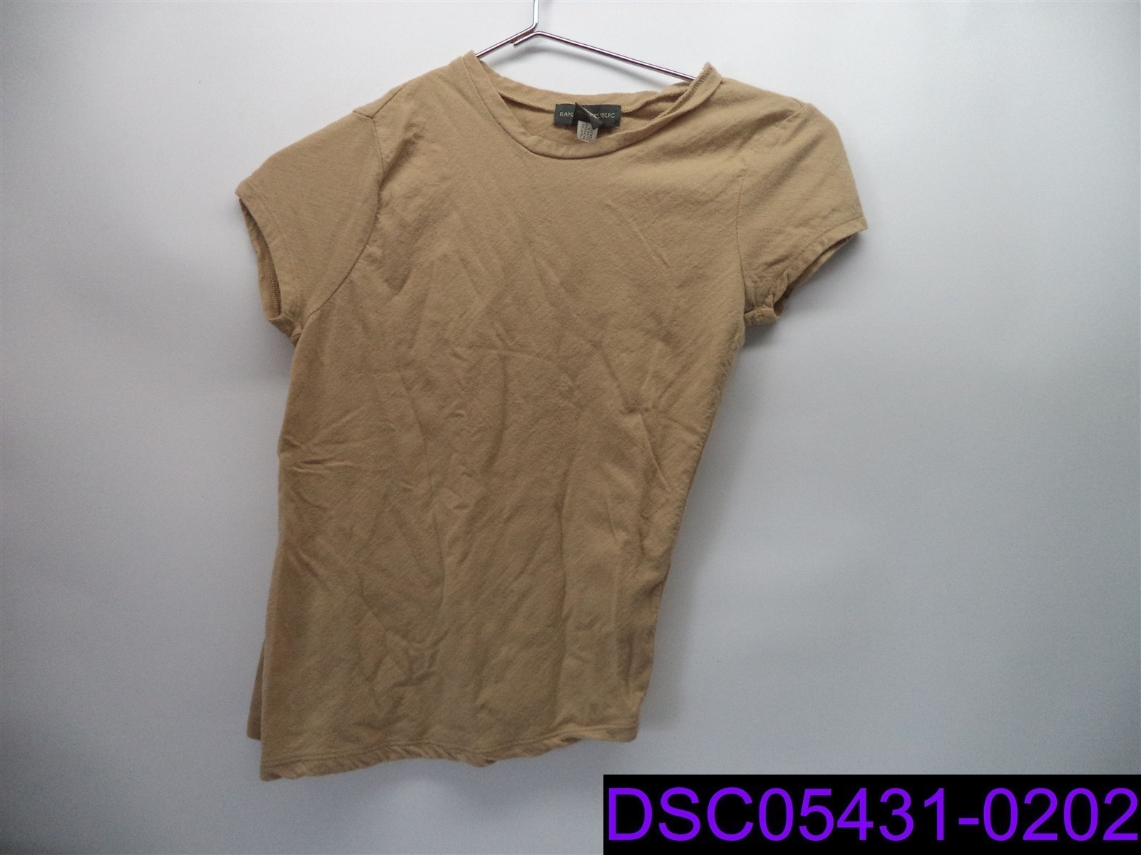 Used Banana Republic Women's Short Sleeve T-Shirt Tan Size XS