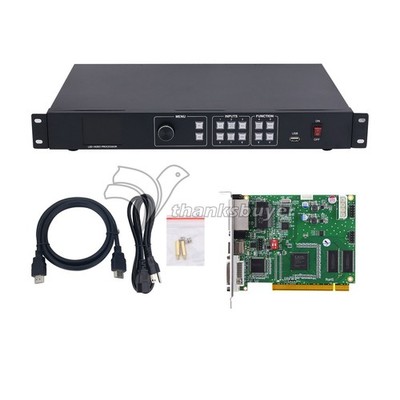 TS802D + AMS-MVP300 Linsn LED Control Card and Full Color LED Video Processor