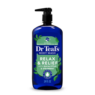 #ad 2 PACK Dr Teal#x27;s Body Wash Relax and Relief with Eucalyptus Spearmint 24 fl oz $7.97