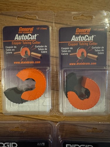 GENERAL PIPE CLEANERS AUTOCUT 2(1/2”) 2(3/4”) & 2 RIDGID C-STYLE CUTTER - Picture 8 of 10