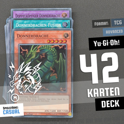 Yugioh! - Donnerdrache Deck - Donnerdrachen-Gebrüll - ORIGINAL & Deutsch!   