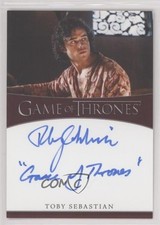 2021 Game of Thrones The Iron Anniversary Series 1 Toby Sebastian Auto 1a07