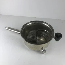 Vintage Foley Food Mill No 101 Stainless Steel 2 QT Masher Ricer Strainer