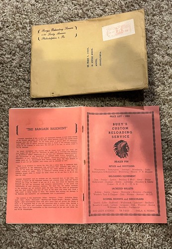 1953 CATALOG BUEY'S RELOADING SERVICE RIFLES SHOT GUNS SCOPES MOUNTS BINOCULARS