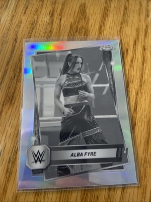 2025 WWE Topps Chrome - #88 Alba Fyre - Sepia Refractor