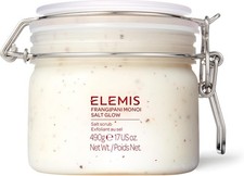 ELEMIS Frangipani Monoi Salt Glow 490g – Exfoliating Salt Scrub with Monoi Oi