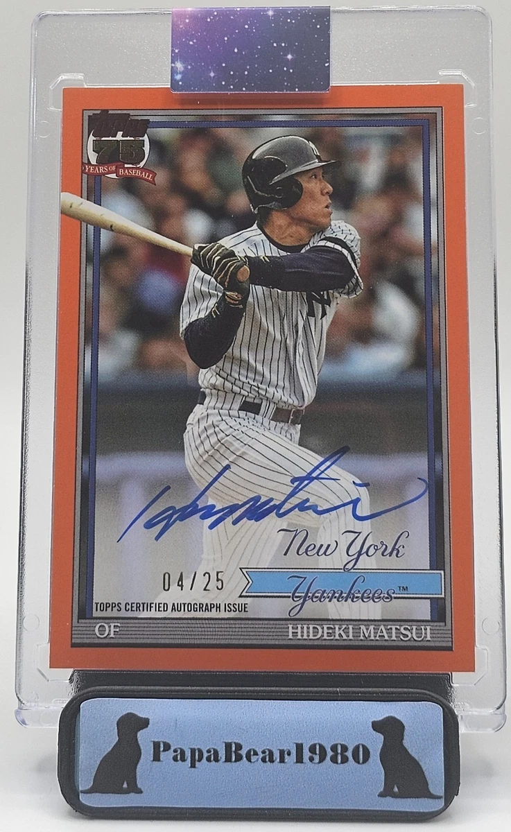 Topps Hideki Matsui New York Yankees Baseball Sports Trading Cards