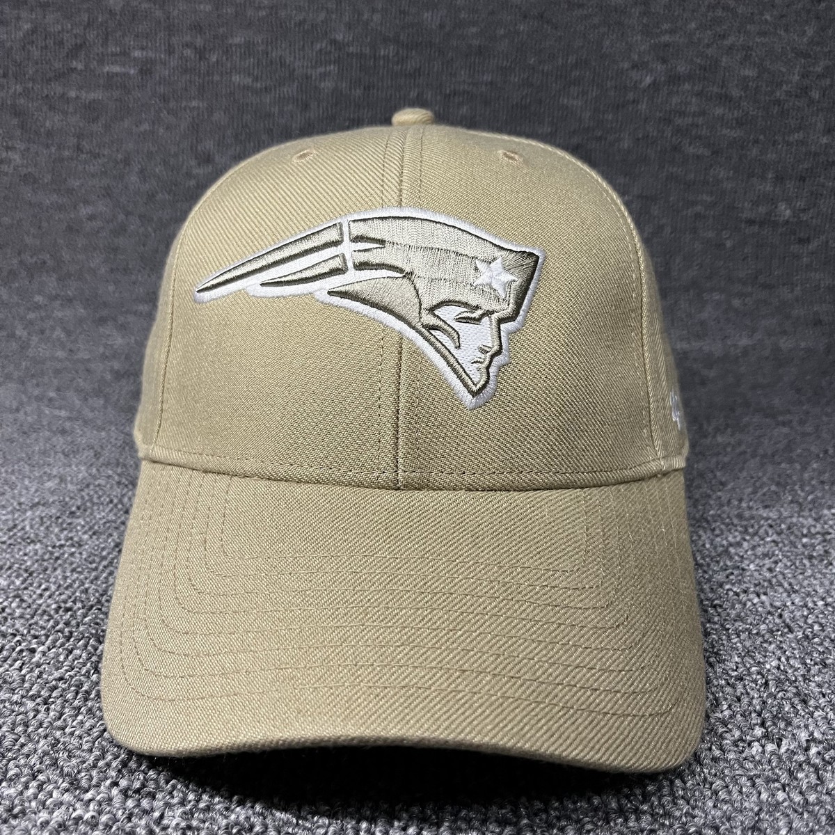 New '47 New England Patriots Khaki Clean Up Adjustable Hat Cap NFL