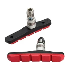 New Jagwire Mountain Sport Linear Pull Pads Threaded posts All-weather Red Pair