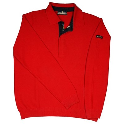 Green Coast Yachting 52 XL Pullover rot Herren sportlich Freizeit Italy Strick