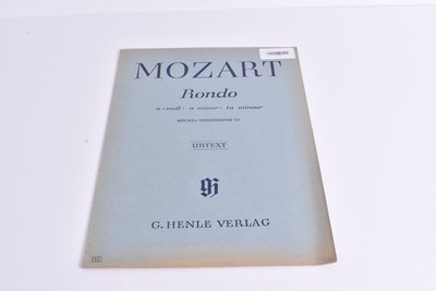 Notenbuch Mozart Rondo a-Moll (Urtext) G. Henle Verlag 511 B. A. Wallner