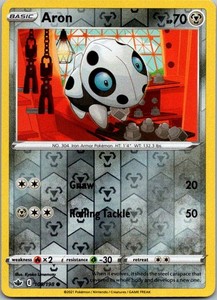 Aron 109/198 Reverse Holo Chilling Reign