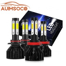 White For Honda Accord 2013 2014 2015 Led Headlight High Low Beam Bulb Combo Kit