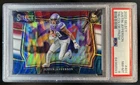 2022 Select Justin Jefferson Tri Color Prizm Field Level #/75 Vikings PSA 8