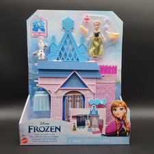 Disney Frozen Anna Arendelle Castle Playset Pink Blue Storytime Stackers Mattel