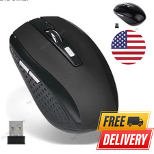 Wired/Wireless Optical Mouse Mice2.4GHz USB Receiver For Laptop Computer DPI Lot