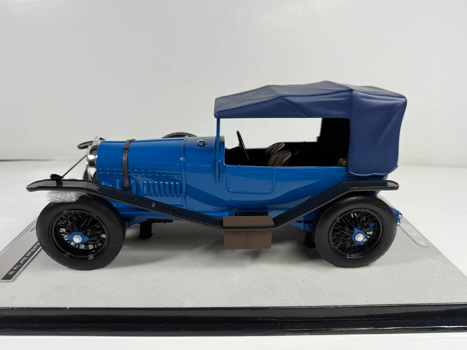 1/18 Tecnomodel 1924 Bentley 3L techo fijo versión calle azul TM18-204C Foto 2 de 4