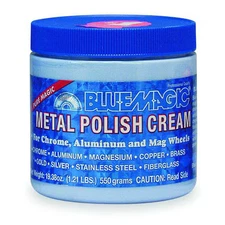 Blue Magic 500-06 Metal Polish Cream, Tub, 19.25 Oz, Ready To Use Paste
