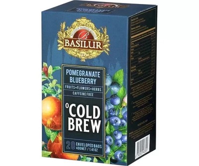 Cold Brew - Pomegranate Blueberry 20 Tea Bags Free Shipping World Wide