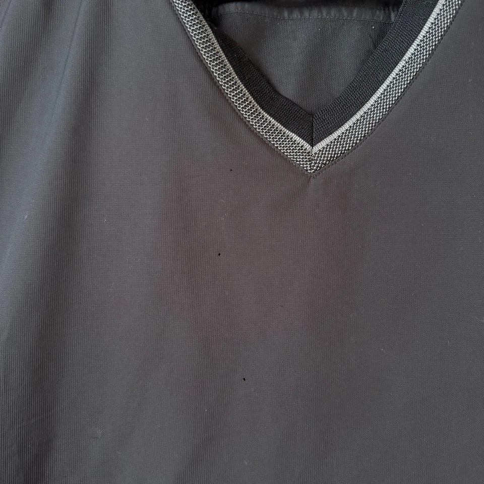 Chaleco de golf Nike para hombre negro sin mangas cuello en V entrenamiento deportivo ropa deportiva Foto 3 de 4