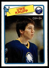 1988-89 O-Pee-Chee Uwe Krupp RC #220 VIEW SCAN