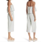 Joie Women’s Linen Strapless Cropped Jumpsuit Size Small — photo 1