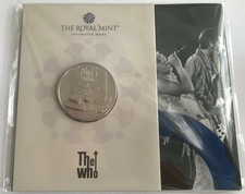 The Who 2021 UK £5 Coin Brilliant Uncirculated