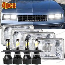 4pcs 4x6 Led Headlights High Low Beam For 1980-1987 Chevrolet Monte Carlo Dot 4pcs 4x6 Led Headlights High Low Beam For 1980-1987 Chevrolet Monte Carlo Dot