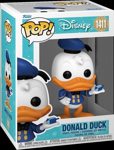 Gadget - Disney: Funko Pop! - Holiday - Hanukkah Donald (Vinyl Figure 1411) -D--image
