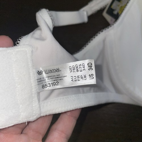 Reggiseno T-Shirt Wacoal Basic Beauty Spacer Ferretto 853192 Coppe Senza Cuciture Crema 34D - Foto 4 di 6