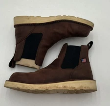 Danner Bull Run Men's Chelsea Wedge Boot Brown Size 9.5 D